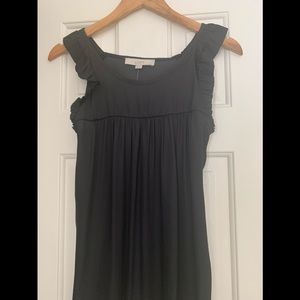 Black sleeveless Ann Taylor LOFT top XS